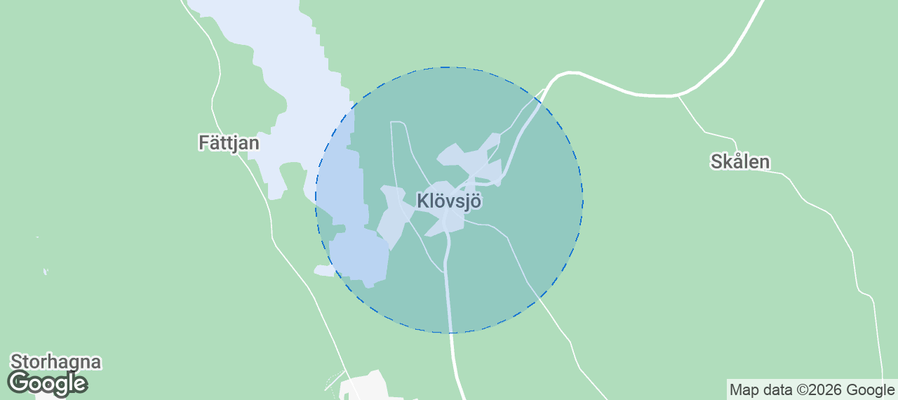 Klövsjö Airbnb map
